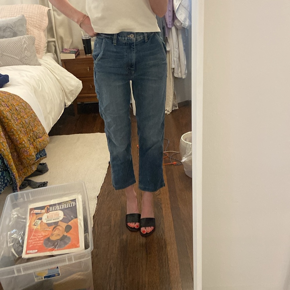 Baldwin High Rise Vintage Crop